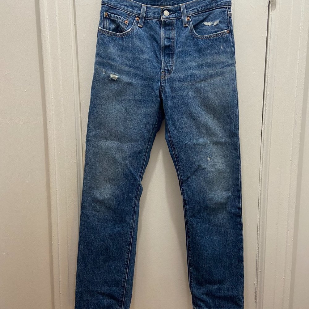 Levis 501 Original Fit Jeans with button fly - Picture 4 of 10